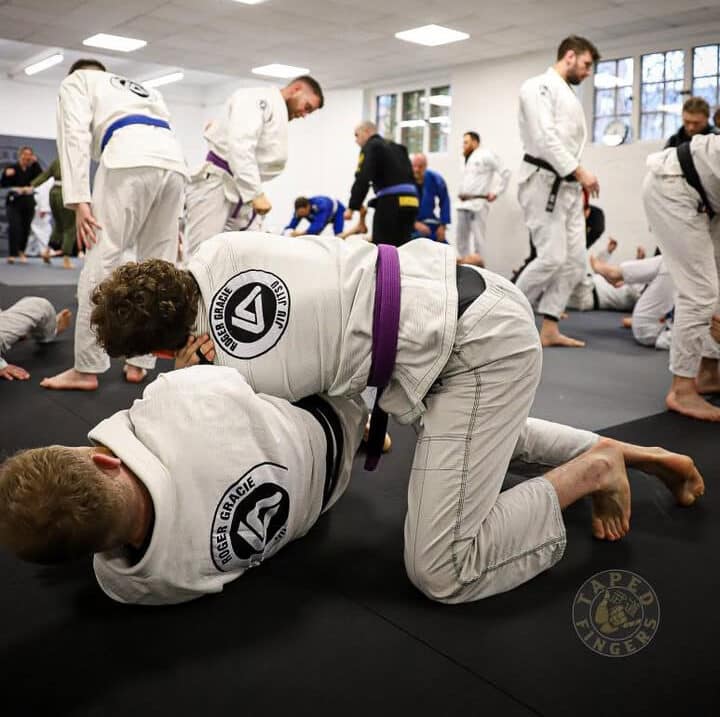 Beginners attending a Brazilian Jiu-Jitsu class at RGA Buckingham